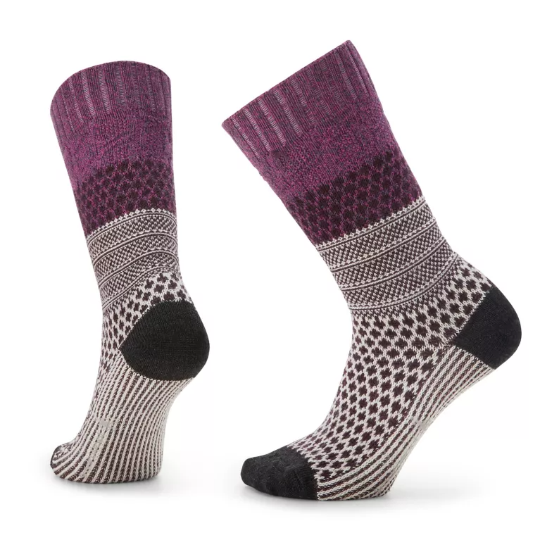 Smartwool - Women's Everyday Popcorn Cable Crew Sock - Meadow Mauve