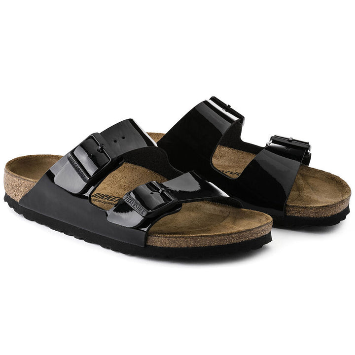 Birkenstock - Arizona - Patent Black Birko-Flor