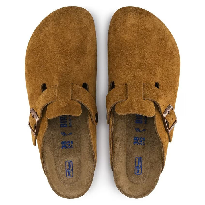 Birkenstock - Boston Soft - Mink Suede Leather