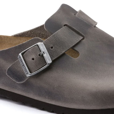 Birkenstock - Boston Soft - Iron Oiled Leather