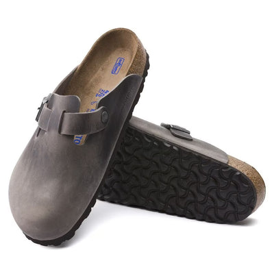 Birkenstock - Boston Soft - Iron Oiled Leather