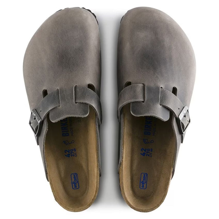 Birkenstock - Boston Soft - Iron Oiled Leather