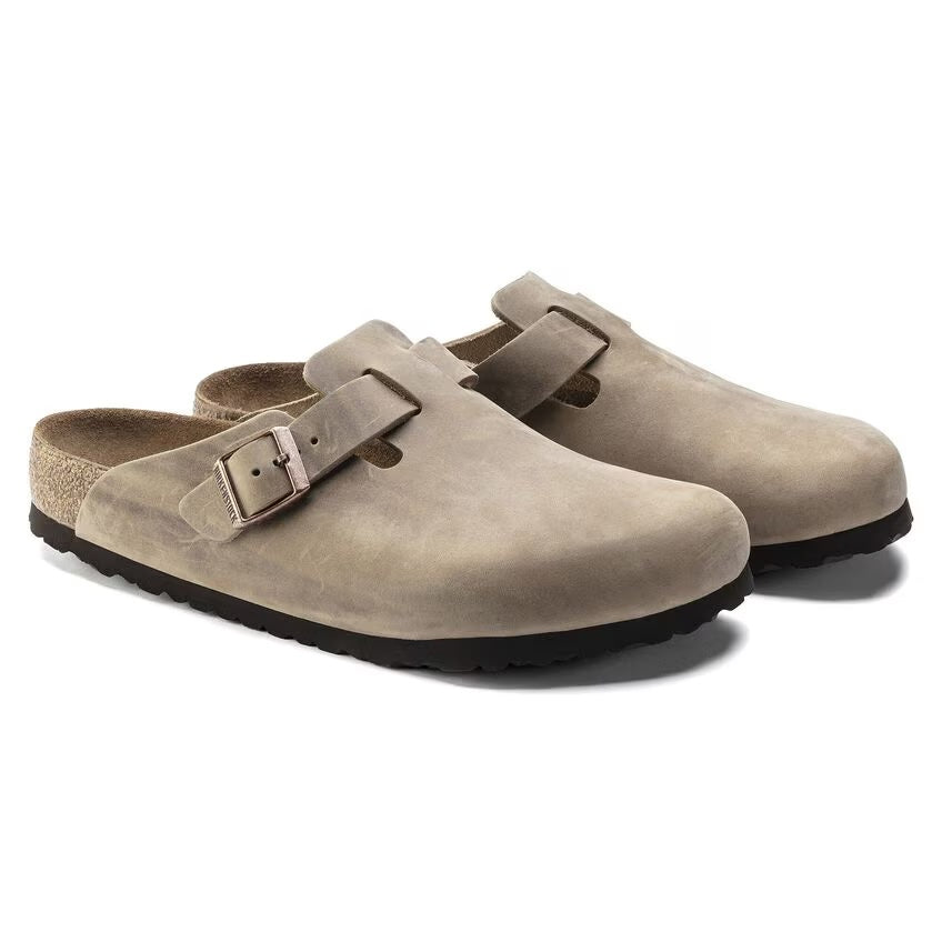 Birkenstock - Boston Soft - Tobacco Brown Oiled Leather