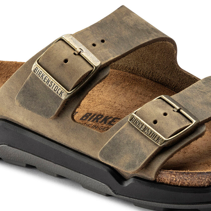 Birkenstock - Arizona Rugged - Faded Khaki Oiled Leather