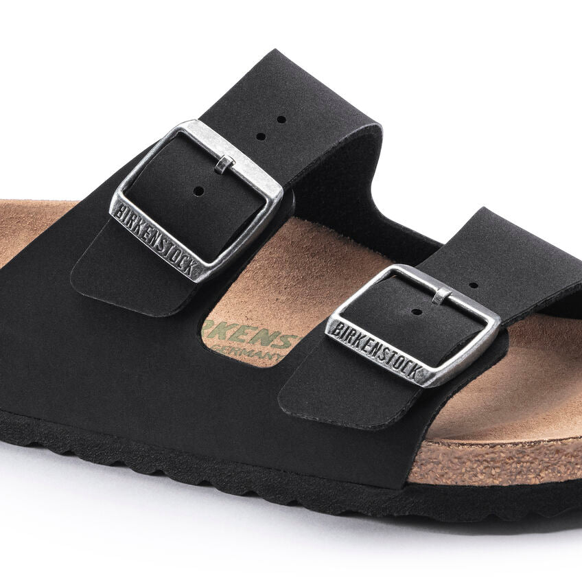 Birkenstock - Arizona Vegan - Black Birkibuc