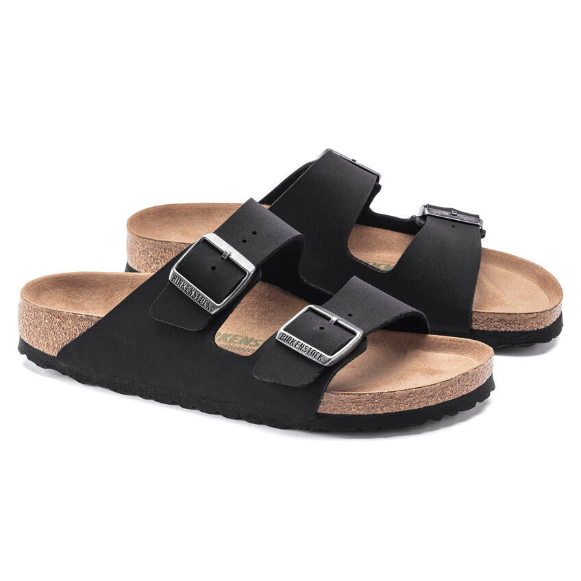 Birkenstock - Arizona Vegan - Black Birkibuc