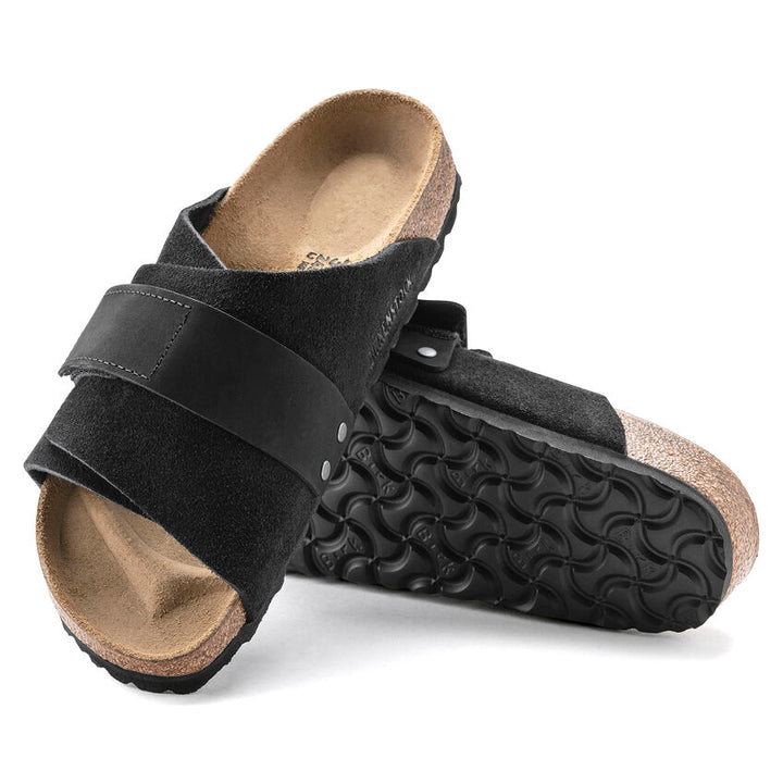 Birkenstock - Kyoto - Black Nubuck/Suede Leather