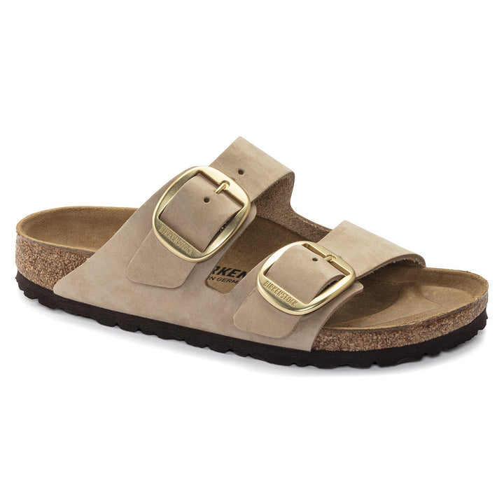 Birkenstock - Arizona Big Buckle - Nubuck Leather - Sandcastle