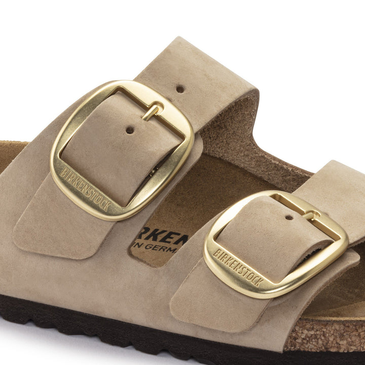 Birkenstock - Arizona Big Buckle - Nubuck Leather - Sandcastle