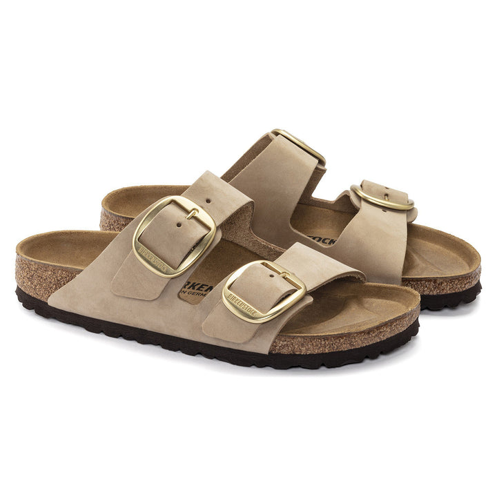 Birkenstock - Arizona Big Buckle - Nubuck Leather - Sandcastle