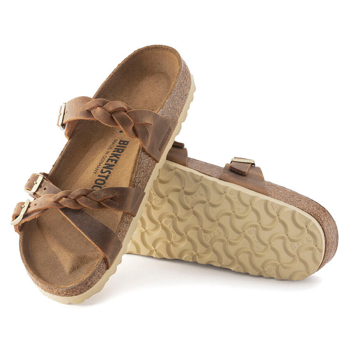 Birkenstock - Franca Braided - Cognac Oiled Leather