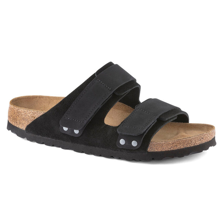 Birkenstock - Uji -Black Nubuck-Suede Leather