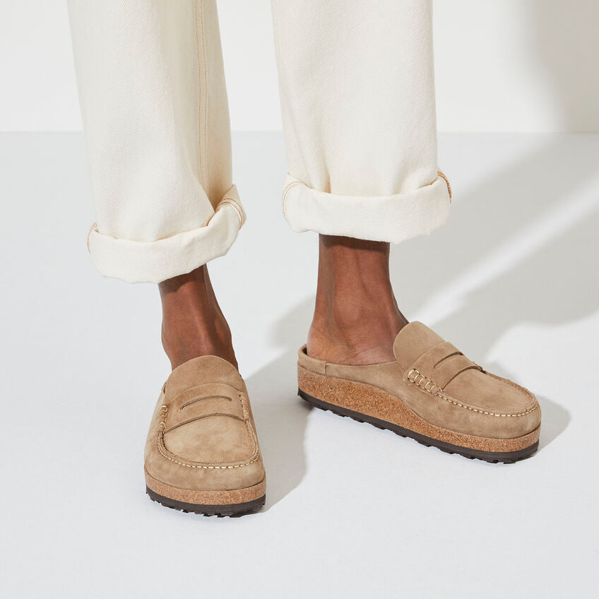 Birkenstock - Naples Grip - Taupe Suede Leather