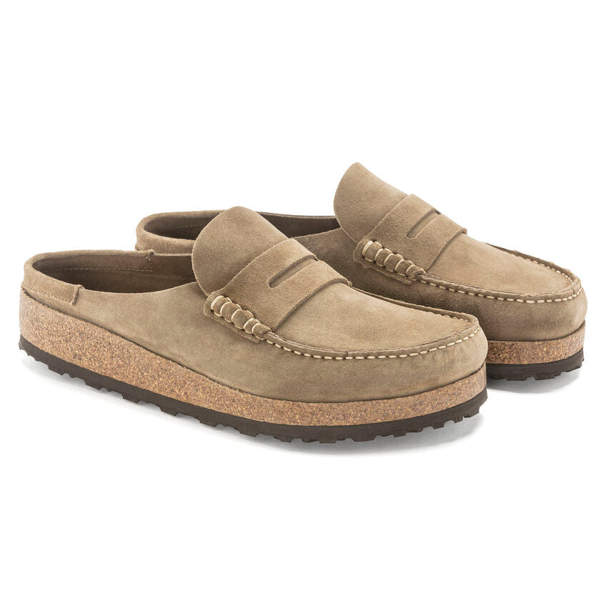 Birkenstock - Naples Grip - Taupe Suede Leather