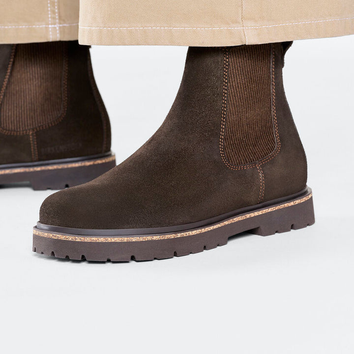 Birkenstock - Highwood Slip On - Mocha Suede Leather