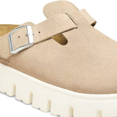 Birkenstock - Boston Chunky - Warm Sand Suede