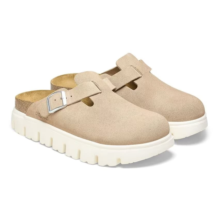 Birkenstock - Boston Chunky - Warm Sand Suede