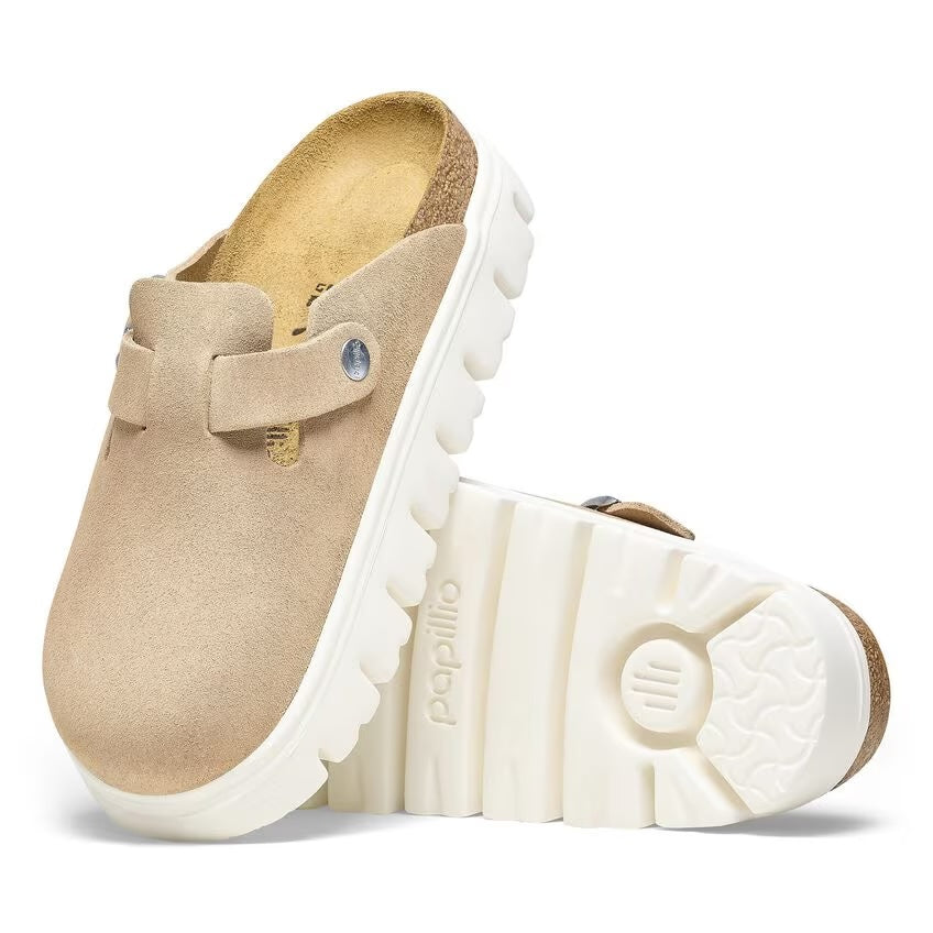 Birkenstock - Boston Chunky - Warm Sand Suede