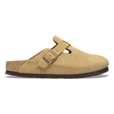 Birkenstock - Boston - Latte Cream Suede