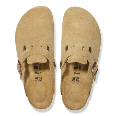 Birkenstock - Boston - Latte Cream Suede