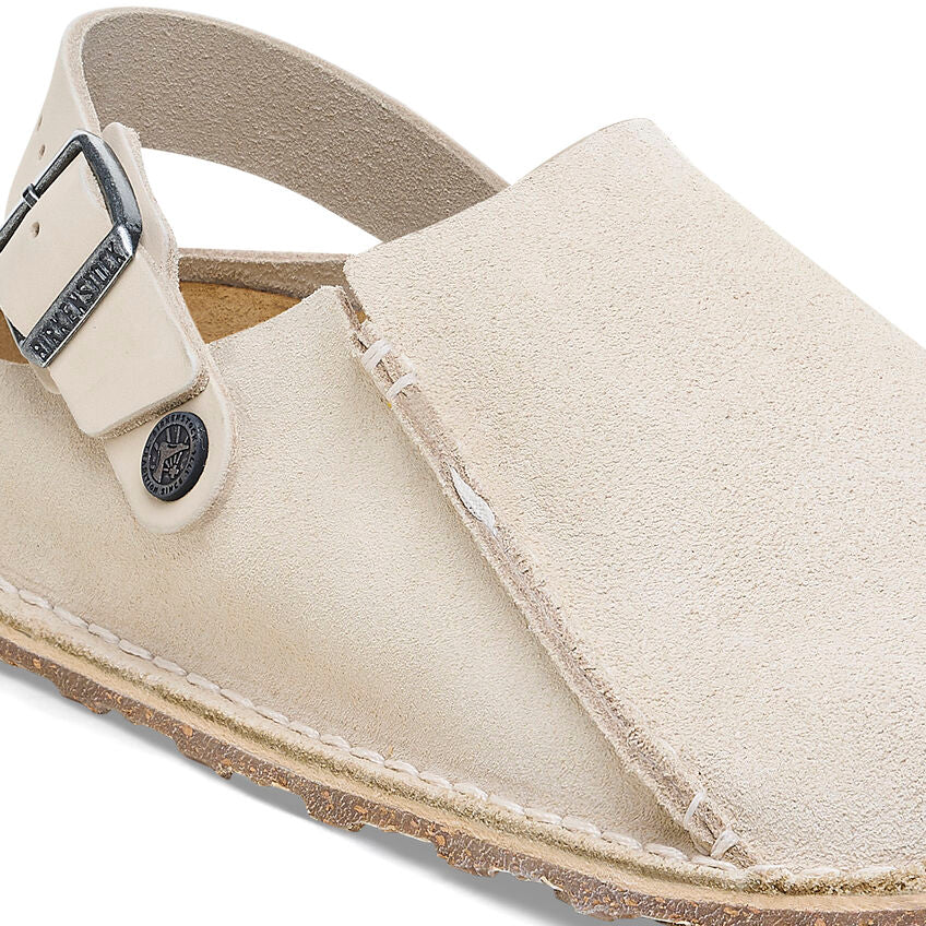 Birkenstock - Lutry Premium - Eggshell Suede Leather