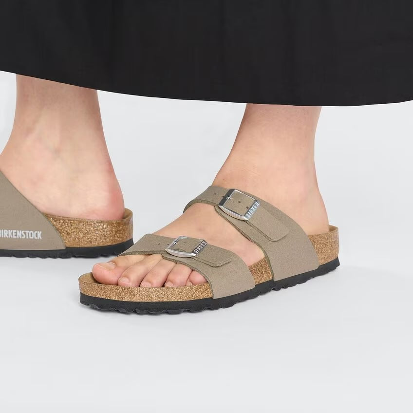 Birkenstock - Sydney Vegan - Silky Grey Taupe Birkibuc