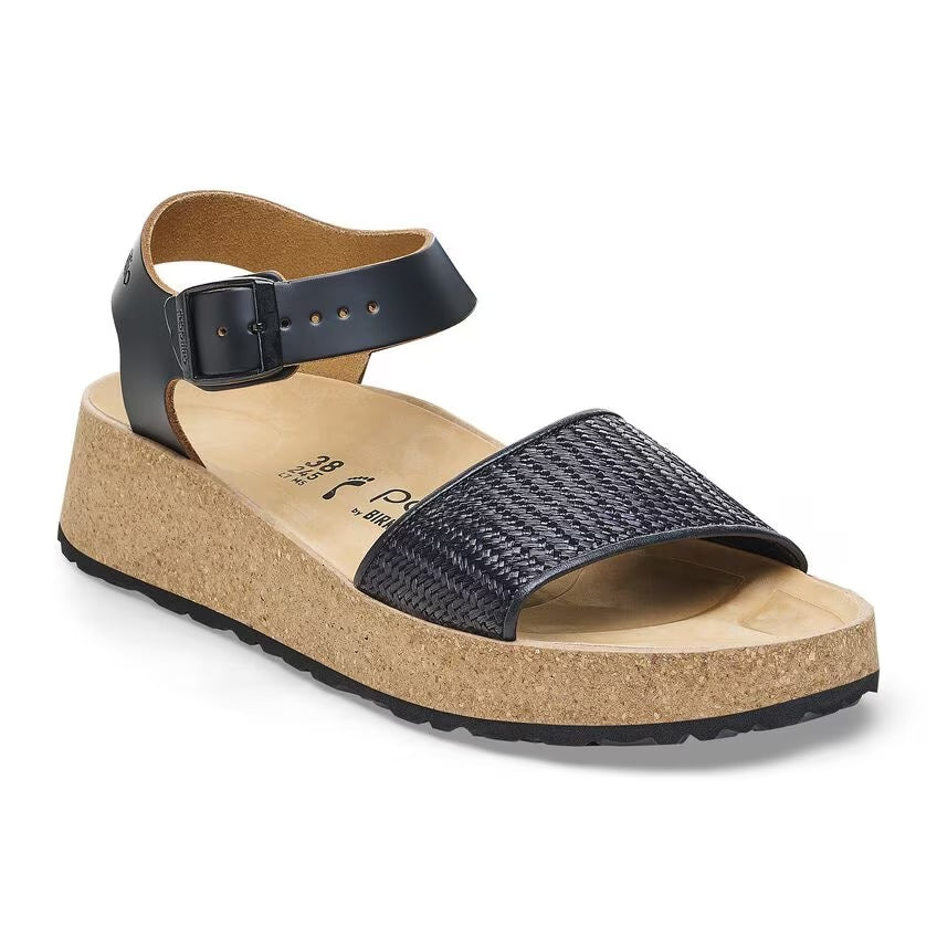 Birkenstock Papillio - Glenda - Black Leather and Synthetic