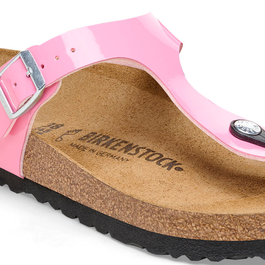 Birkenstock - Gizeh - Patent Candy Pink Birko Flor