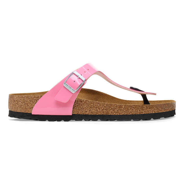 Birkenstock - Gizeh - Patent Candy Pink Birko Flor