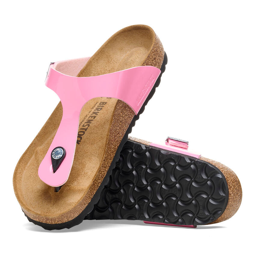 Birkenstock - Gizeh - Patent Candy Pink Birko Flor