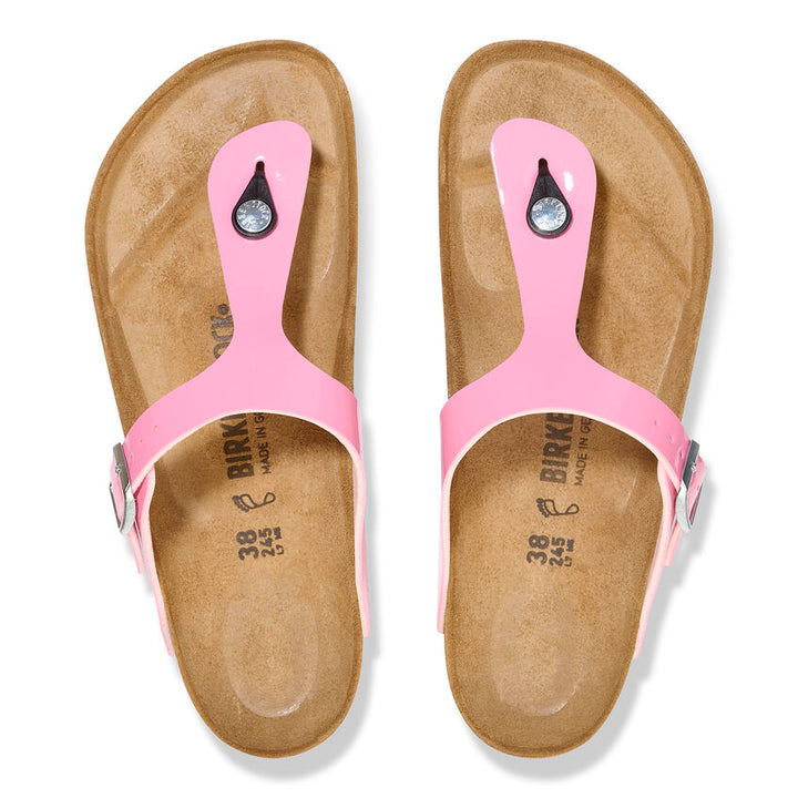 Birkenstock - Gizeh - Patent Candy Pink Birko Flor