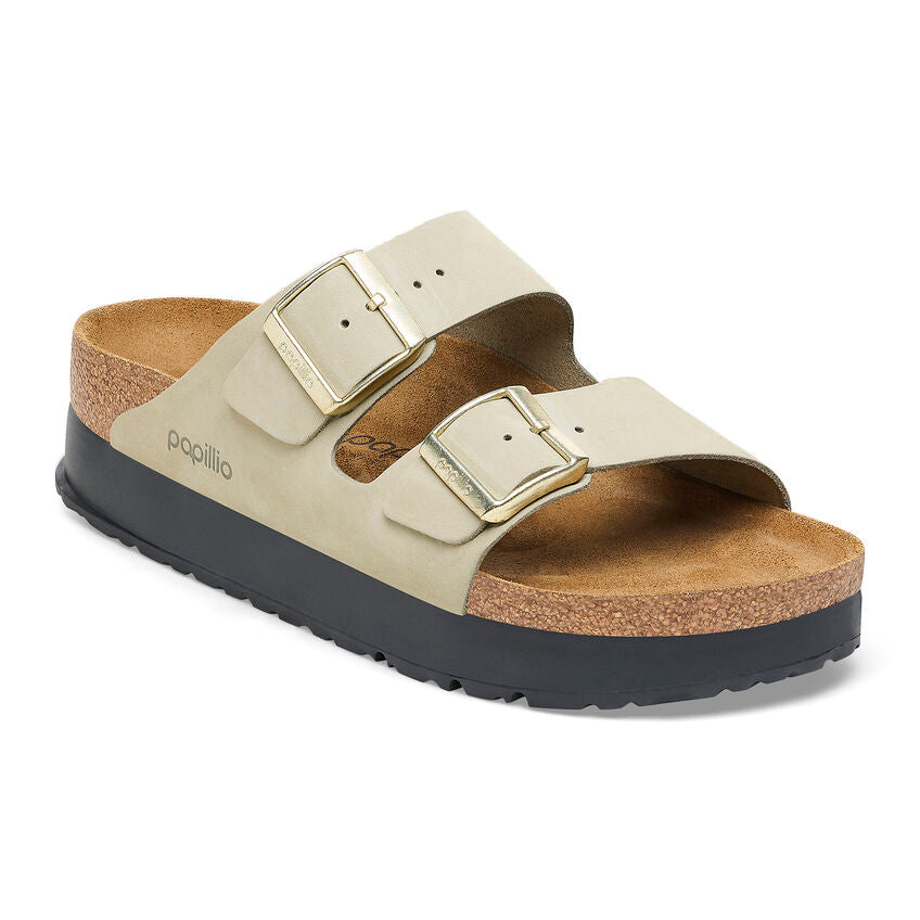 Birkenstock Papillio - Arizona Flex Platform - Eucalyptus Nubuck