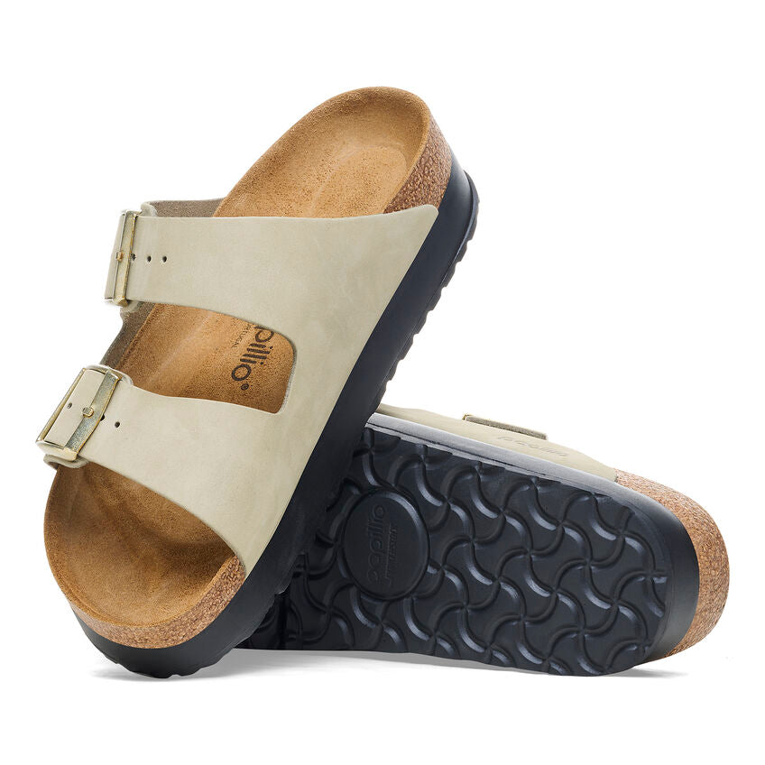 Birkenstock Papillio - Arizona Flex Platform - Eucalyptus Nubuck