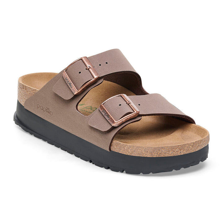 Birkenstock - Arizona Flex Platform Vegan - Mocha Birko-Flor