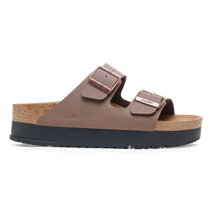 Birkenstock - Arizona Flex Platform Vegan - Mocha Birko-Flor