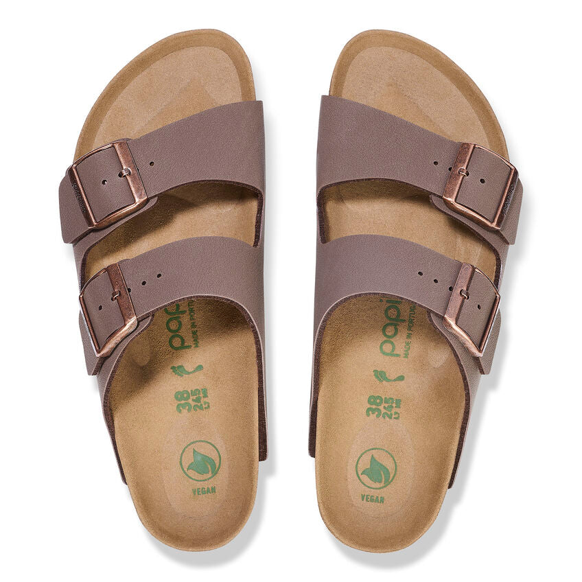 Birkenstock - Arizona Flex Platform Vegan - Mocha Birko-Flor