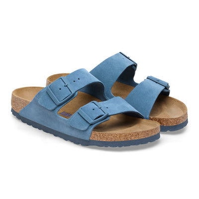 Birkenstock - Arizona Soft - Elemental Blue Suede Leather