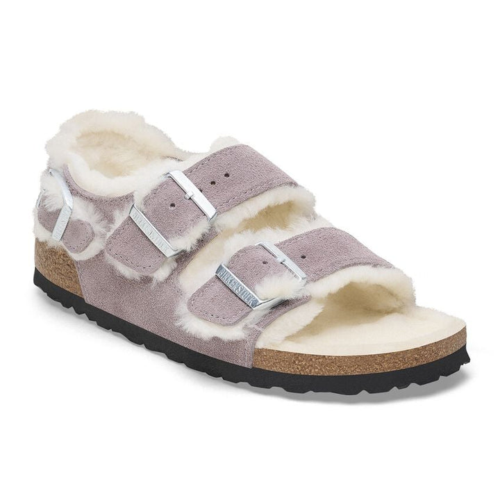 Birkenstock - Milano Shearling - Faded Purple Suede