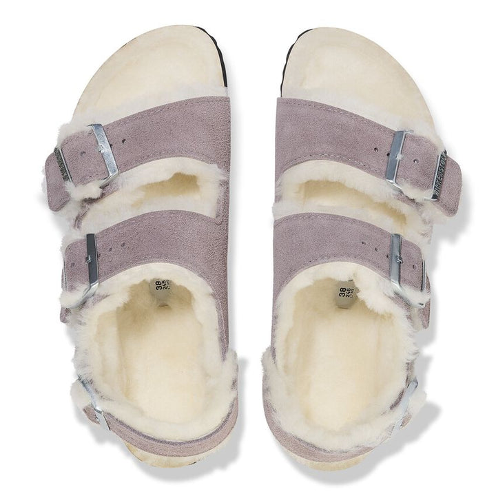 Birkenstock - Milano Shearling - Faded Purple Suede