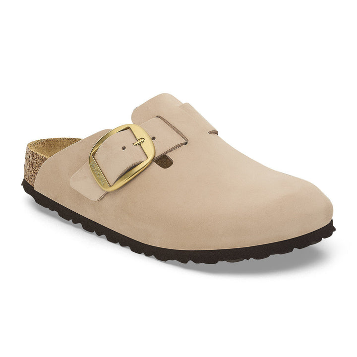 Birkenstock - Boston Big Buckle - Sandcastle Nubuck Leather