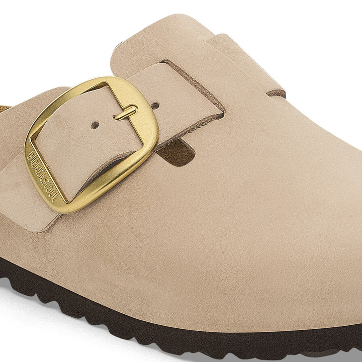 Birkenstock - Boston Big Buckle - Sandcastle Nubuck Leather