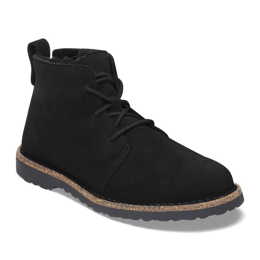 Birkenstock - Uppsala Mid Shearling - Black Suede