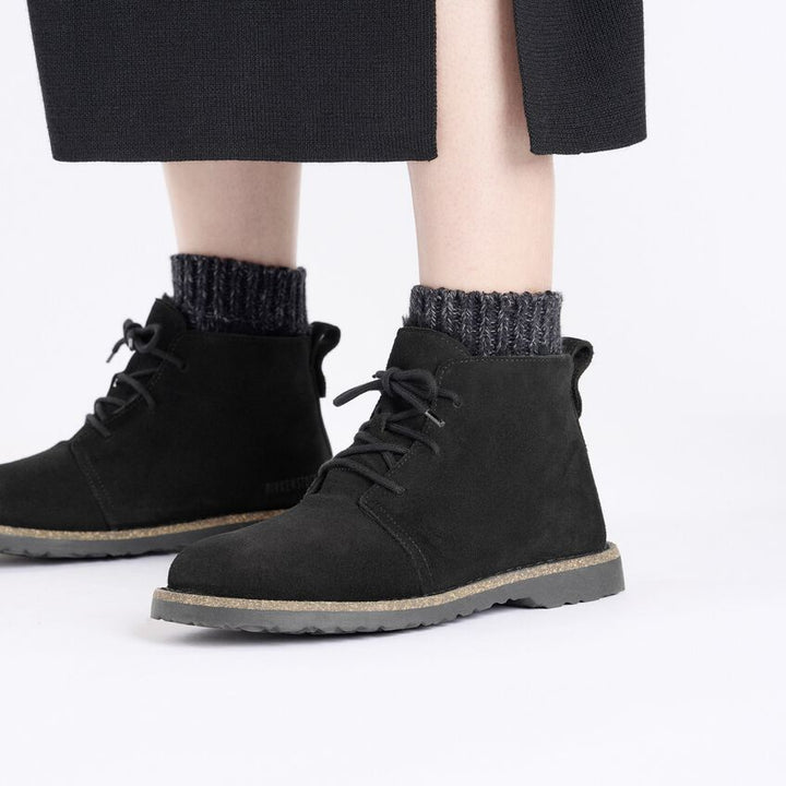 Birkenstock - Uppsala Mid Shearling - Black Suede