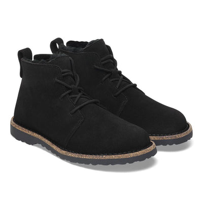 Birkenstock - Uppsala Mid Shearling - Black Suede