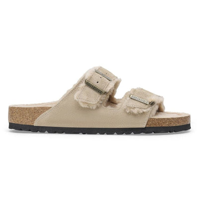 Birkenstock - Arizona Shearling - Taupe Suede Leather