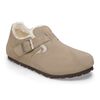 Birkenstock - London Shearling - Taupe Suede Leather