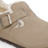 Birkenstock - London Shearling - Taupe Suede Leather