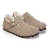 Birkenstock - London Shearling - Taupe Suede Leather