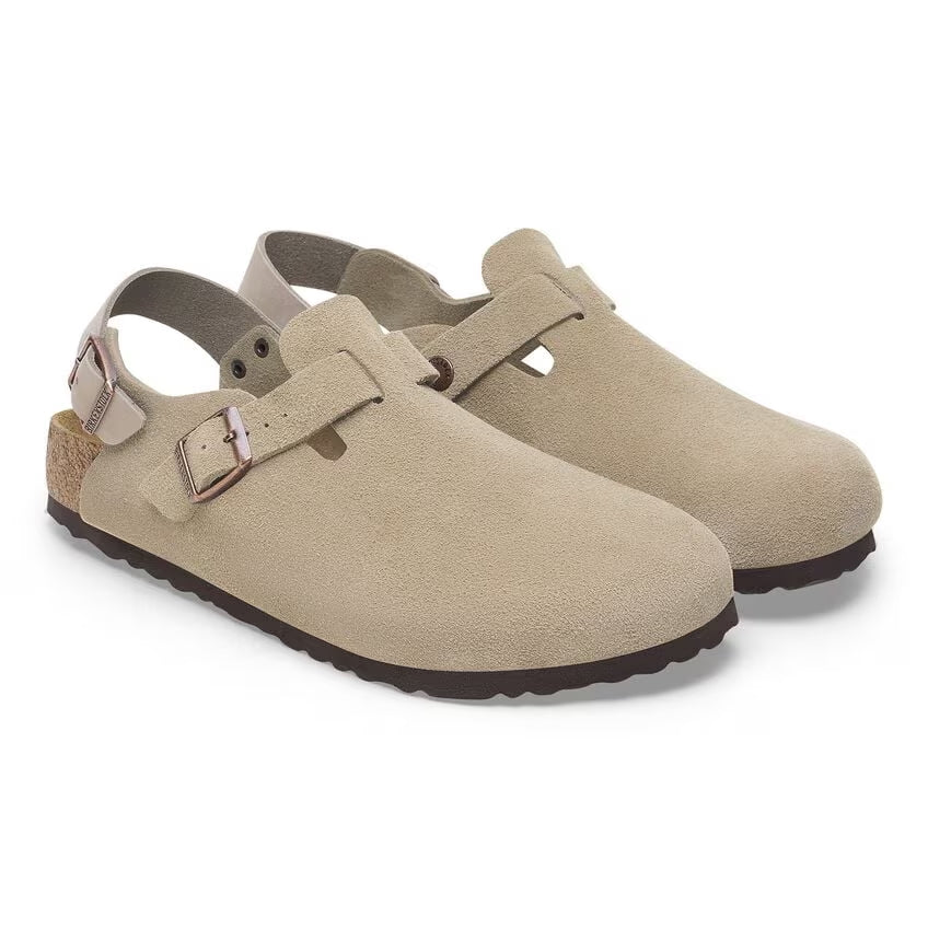 Birkenstock - Tokio - Taupe Suede Leather