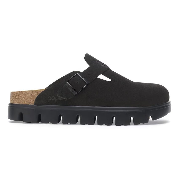 Birkenstock - Boston Chunky - Black Suede